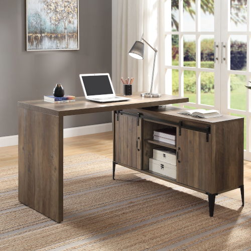 Zakwani - Writing Desk - Rustic Oak