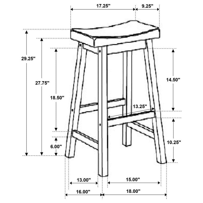 Durant - Wooden Bar Stools (Set of 2)