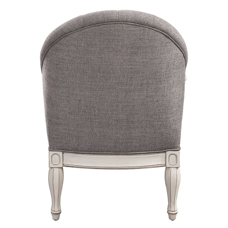 Florian - Chair - Gray & Antique White