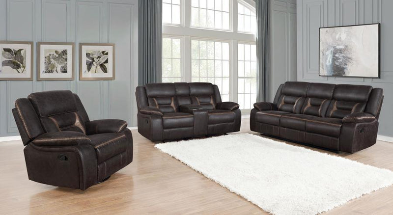 Greer - Glider Loveseat W/ Console