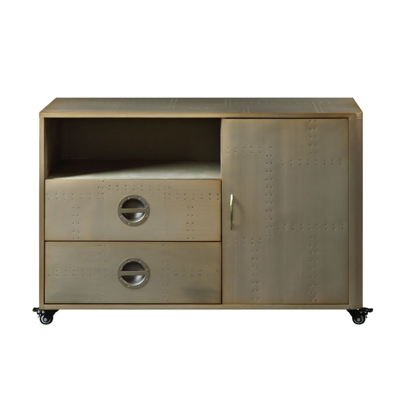 Jennavieve - Cabinet - Gold Aluminum