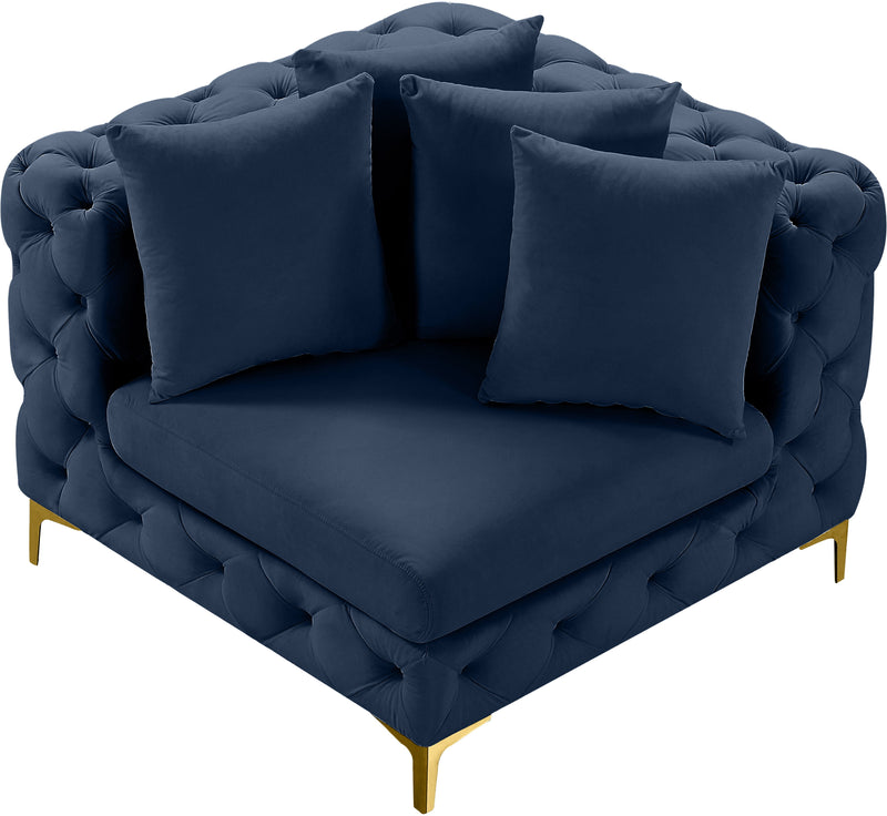 Tremblay - Corner Chair - Navy