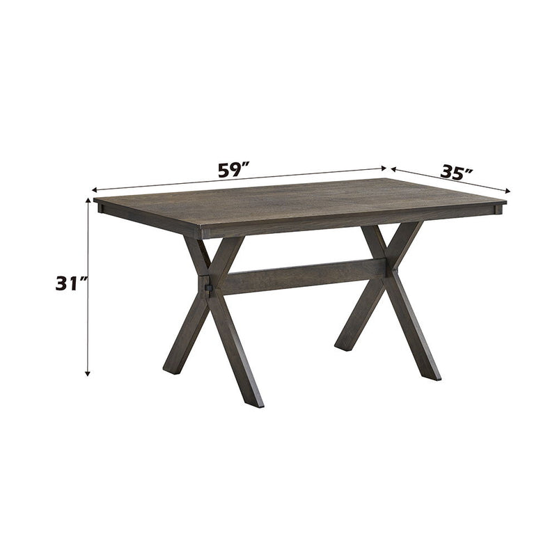 Marit - Dining Table - Gray Finish