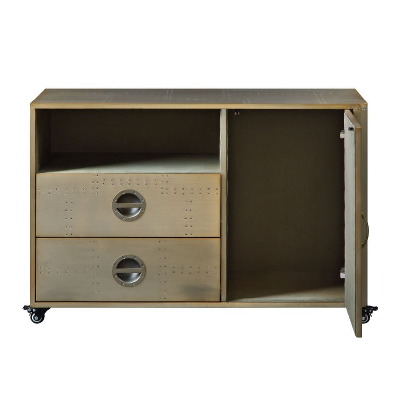 Jennavieve - Cabinet - Gold Aluminum