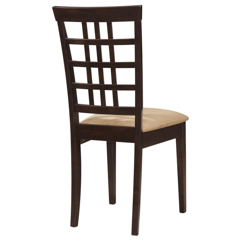 Kelso - Lattice Back Dining Chairs (Set of 2) - Cappuccino