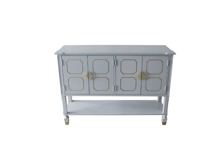 House - Marchese Server - Pearl Gray Finish