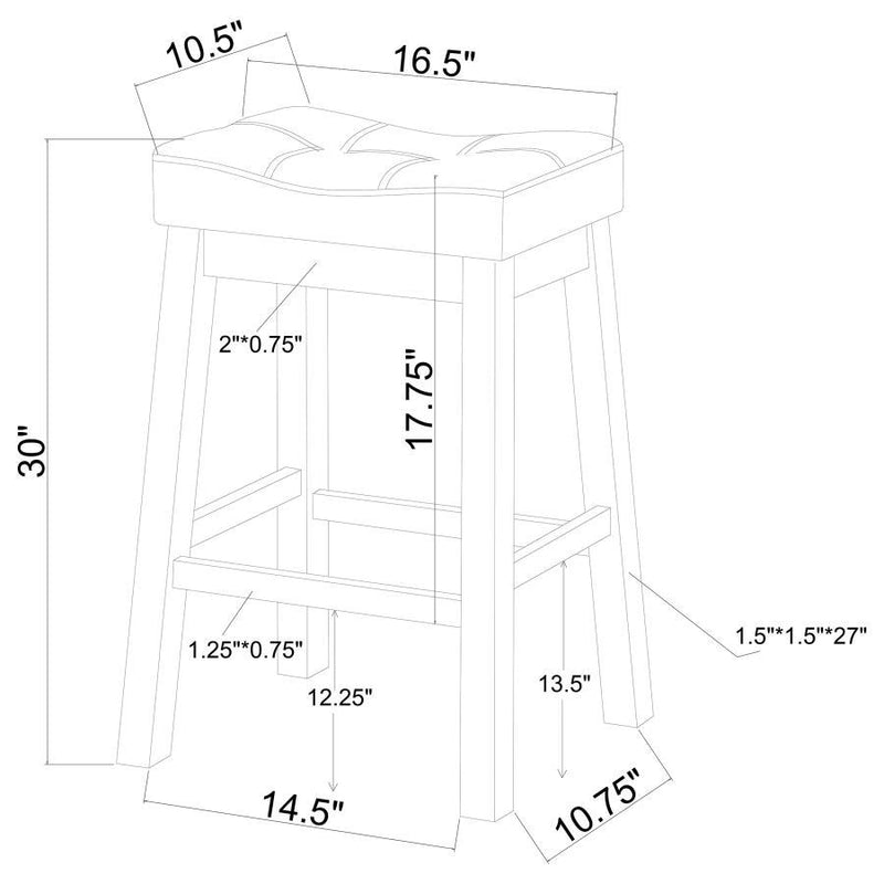 Donald - Upholstered Stools (Set of 2)