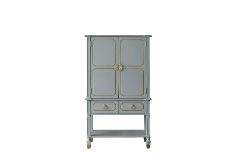 House - Marchese Cabinet - Pearl Gray Finish