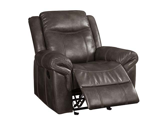 Lydia - Glider Recliner - Brown Leather Aire