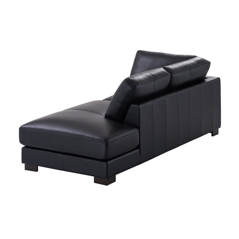 Geralyn - Sectional Sofa With 2 Pillows - Black