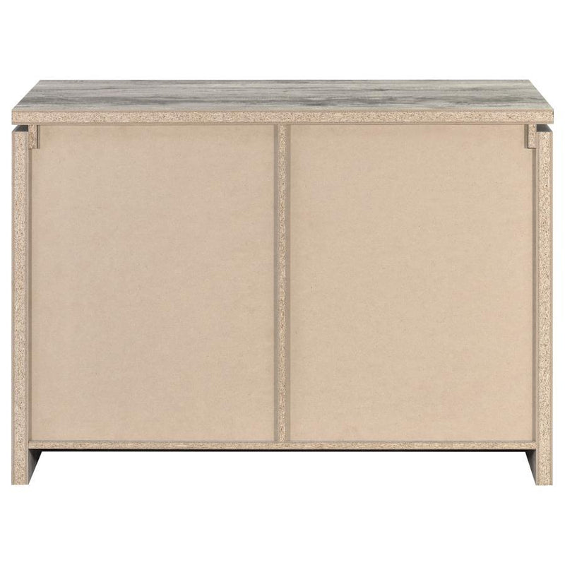 Enoch - 2-Door Accent Cabinet - Gray Driftwood