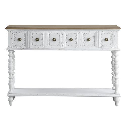 Bence - Console Table - White