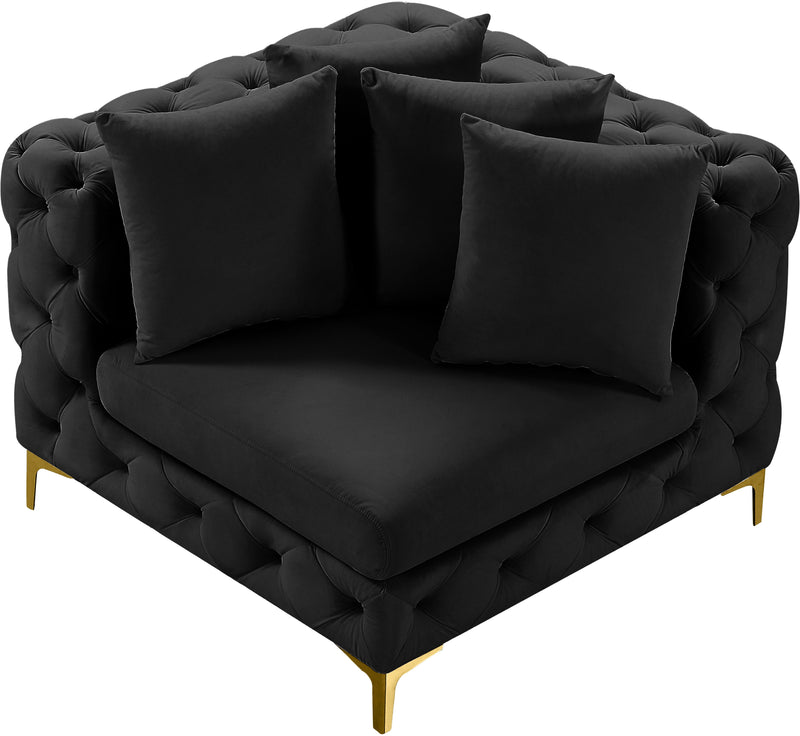 Tremblay - Corner Chair - Black