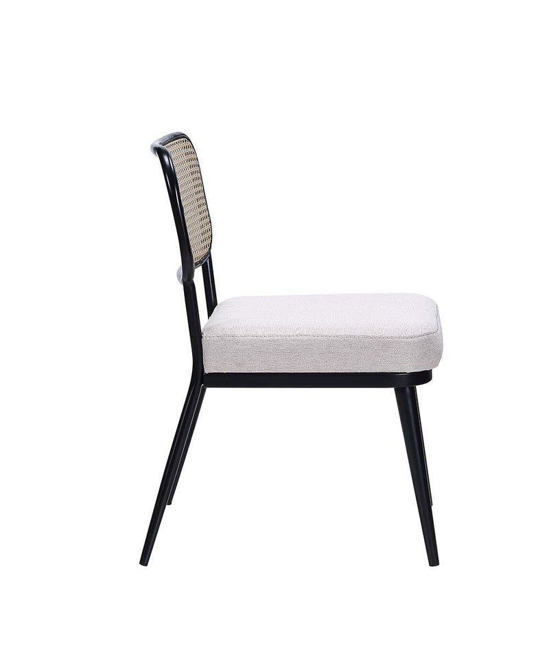 Frydel - Chair & Table - Black Finish