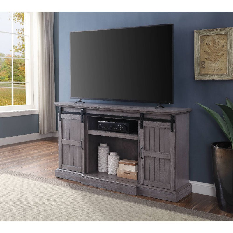 Admon - TV Stand - Gray Oak