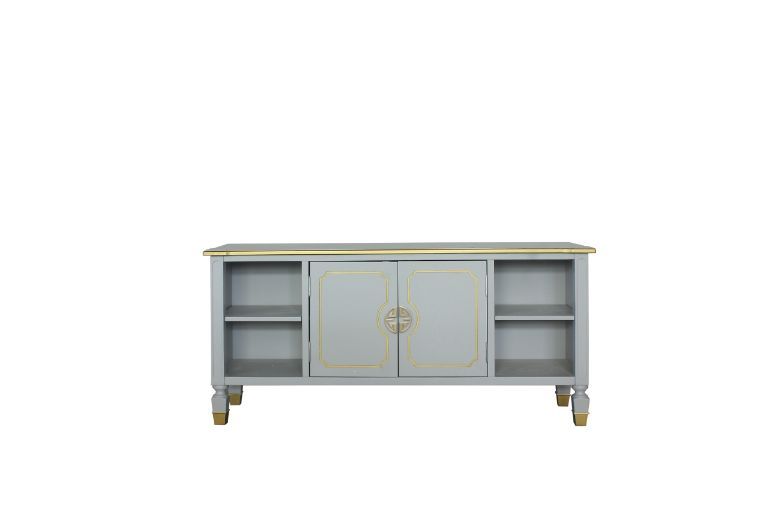 House - Marchese TV Stand - Pearl Gray Finish