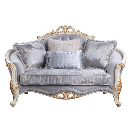 Galelvith - Loveseat - Gray Fabric