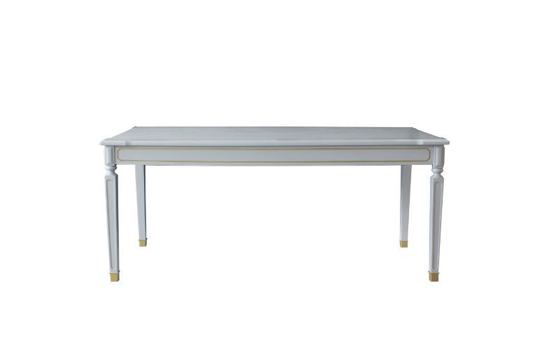 House - Marchese Dining Table - Pearl Gray Finish