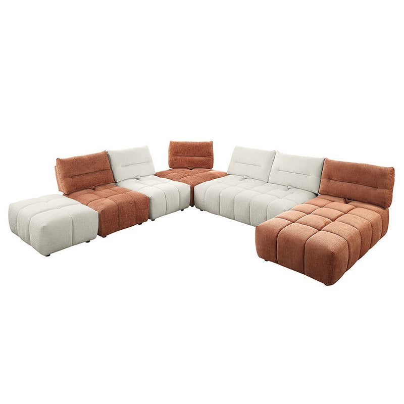 Loanna - Modular Loveseat - White