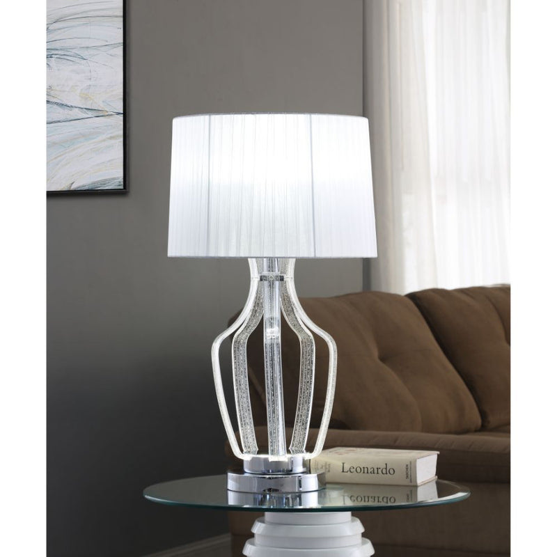 Mathilda - Table Lamp - Clear Acrylic & Chrome