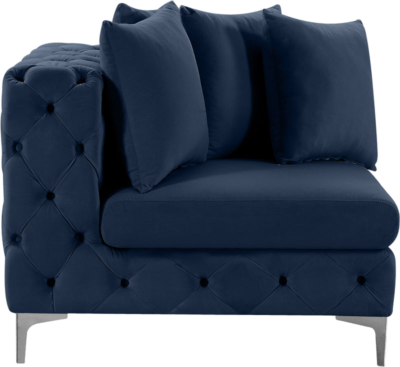 Tremblay - Corner Chair - Navy