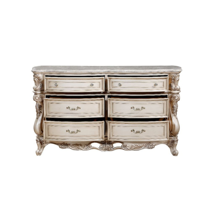 Gorsedd - Dresser - Marble & Antique White