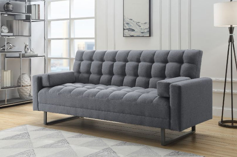 Limosa - Futon - Gray Fabric