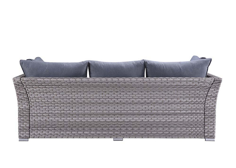 Laurance - Patio Set - Gray Fabric & Gray Finish