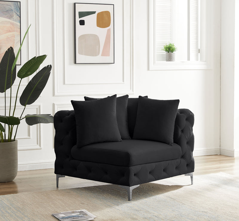 Tremblay - Corner Chair - Black