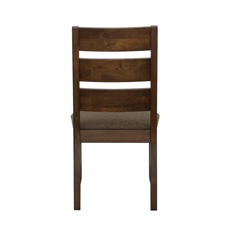 Alston - Ladder Back Dining Side Chairs (Set of 2) - Knotty Nutmeg And Gray