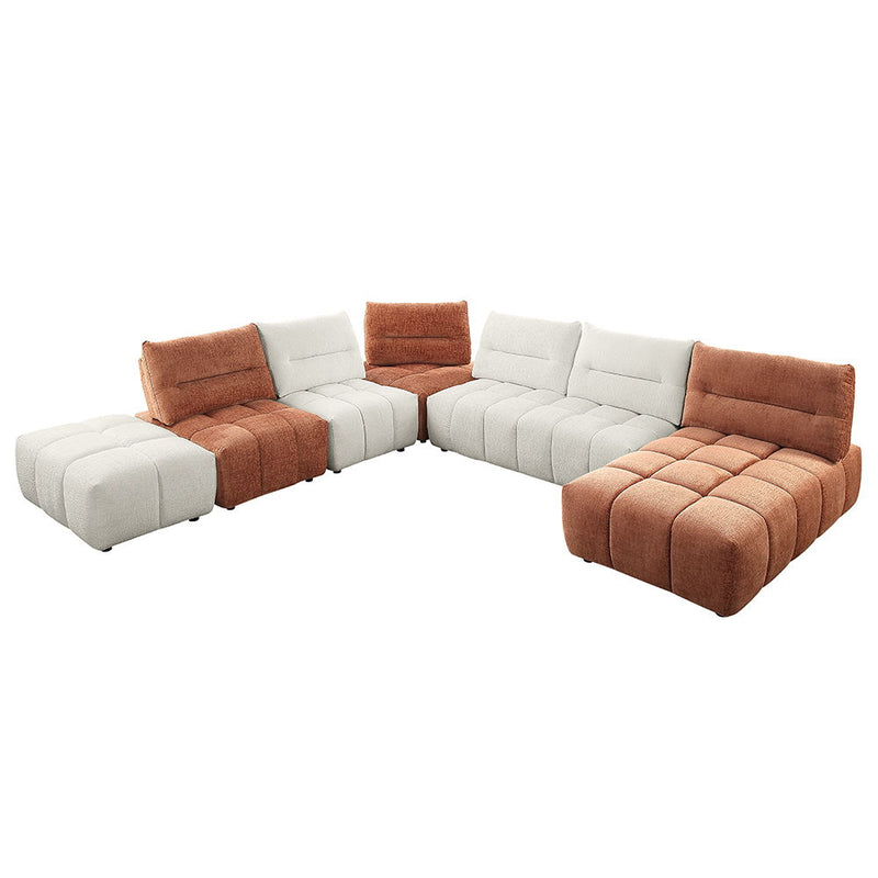 Loanna - Modular Loveseat - White