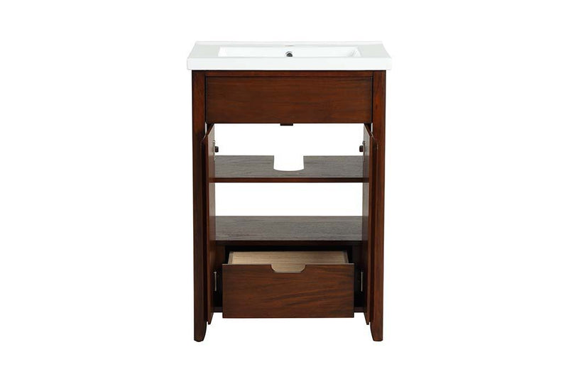 Lelia - Sink Cabinet - Walnut Finish