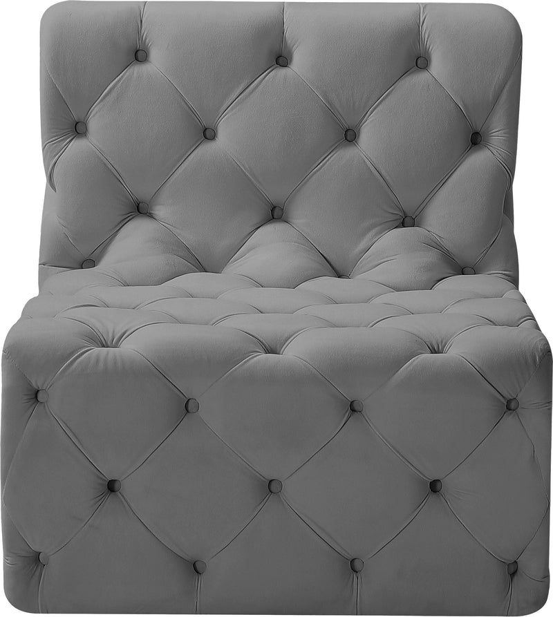 Tuft - Armless Chair - Gray