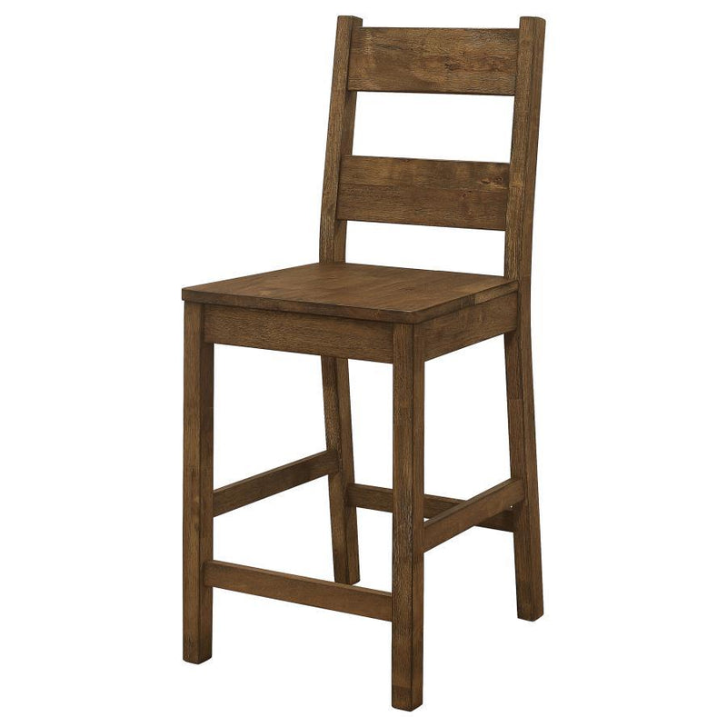 Coleman - Counter Height Stools (Set of 2) - Rustic Golden Brown