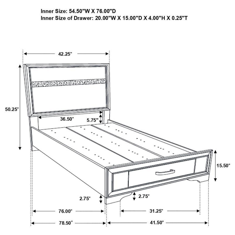 Miranda - Storage Bed