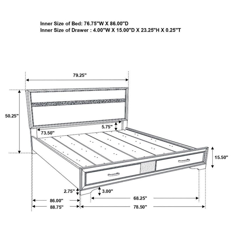 Miranda - Contemporary Bedroom Set