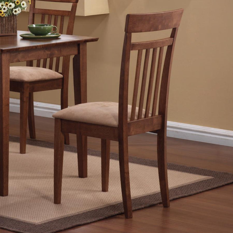 Robles - 5 Piece Dining Set - Chestnut And Tan