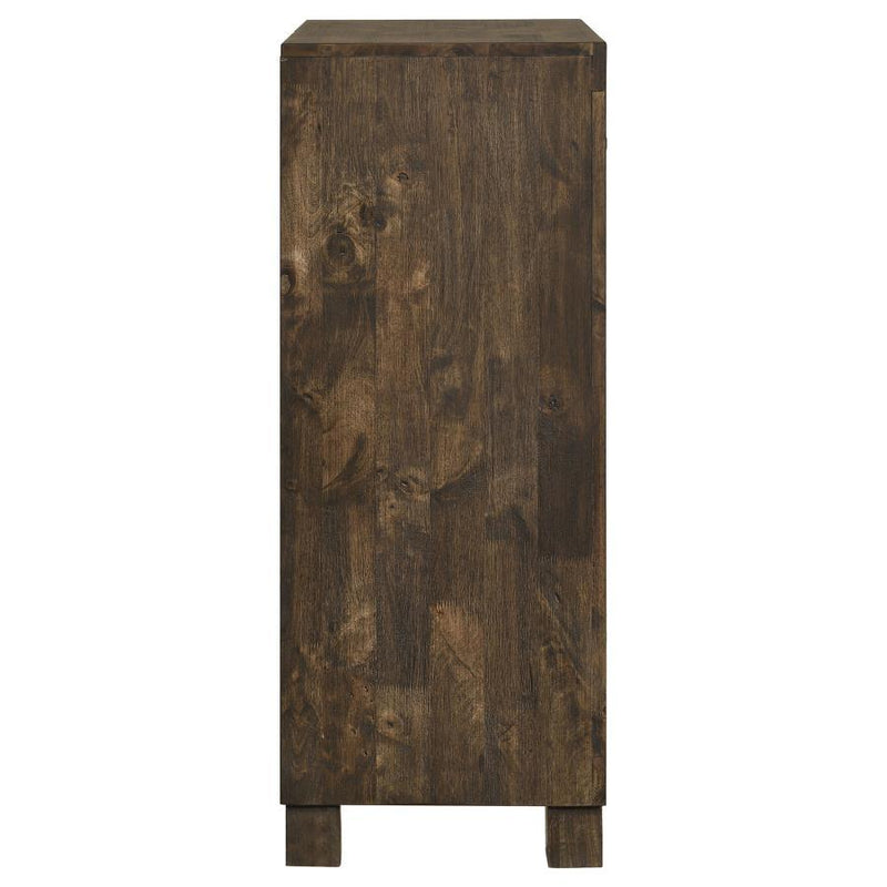 Woodmont - 5-Drawer Chest - Rustic Golden Brown