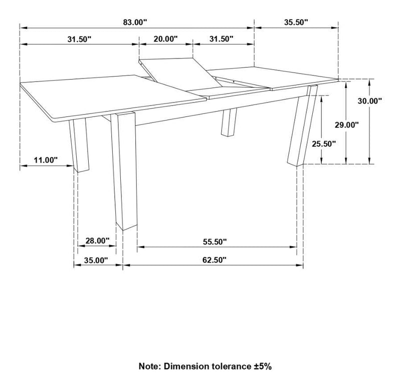 Jakob - Rectangular Dining Table - Black