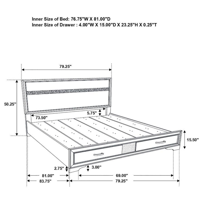 Miranda - Contemporary Bedroom Set