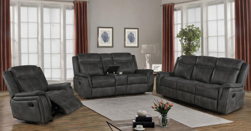 Lawrence - Upholstered Tufted Back Motion Loveseat