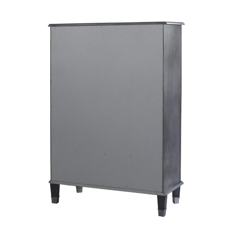 House - Beatrice Chest - Charcoal & Light Gray Finish