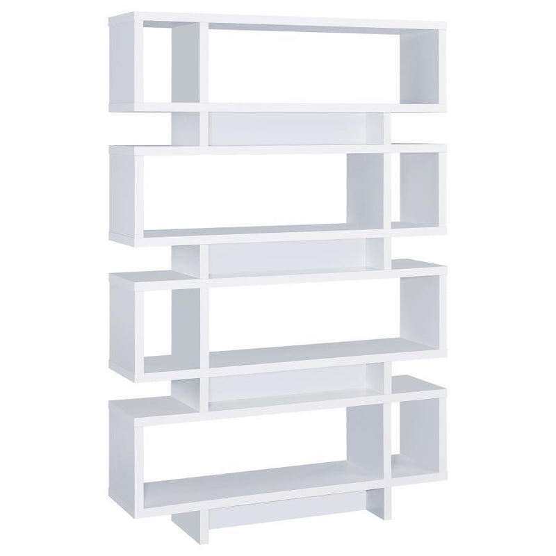 Reid - 4-Tier Open Back Bookcase