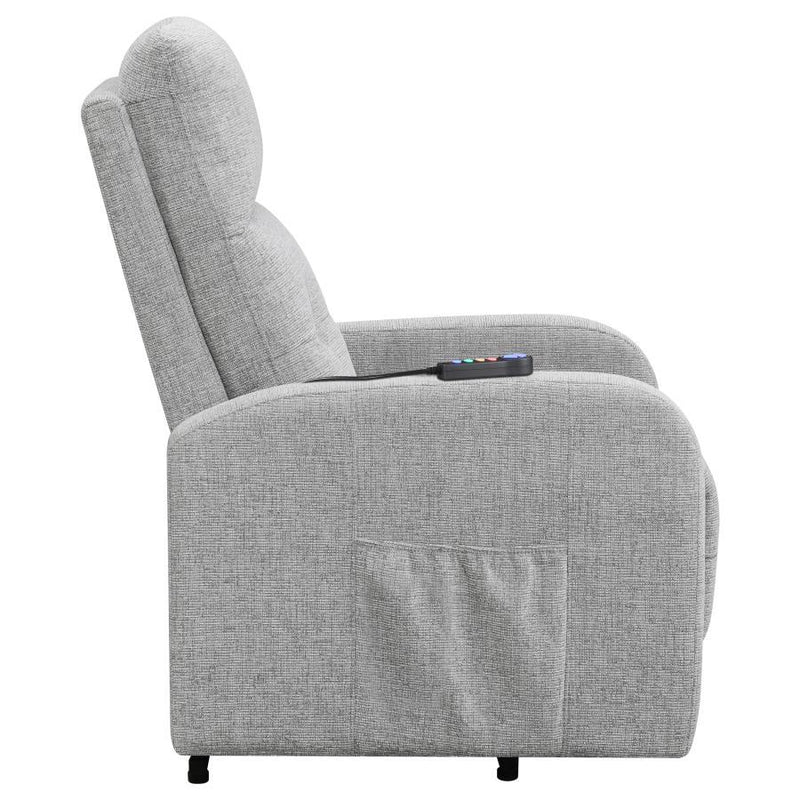 Howie - Tufted Upholstered Power Lift Recliner