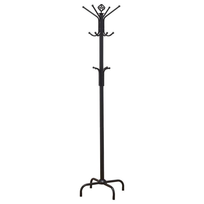 Collier - 12-Hook Coat Rack - Black