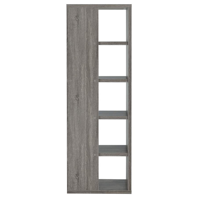 Harrison - 5-Tier Bookcase - Weathered Gray