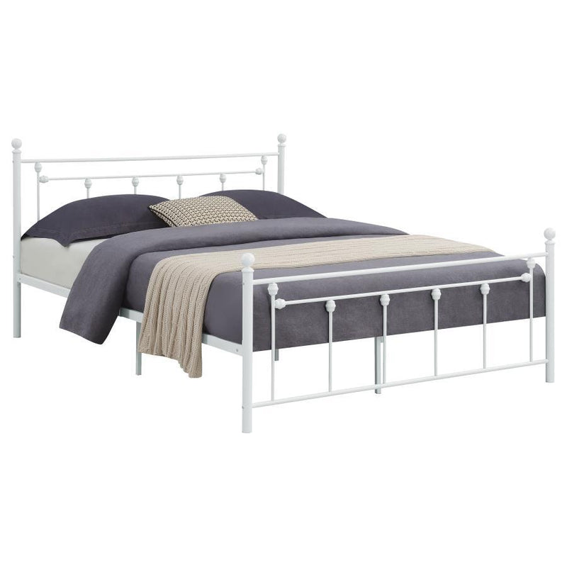 Canon - Metal Slatted Headboard Platform Bed