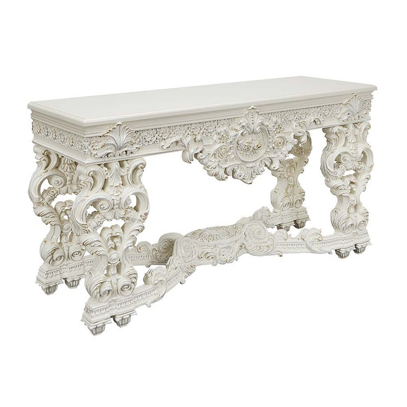 Adara - Sofa Table - Antique White Finish