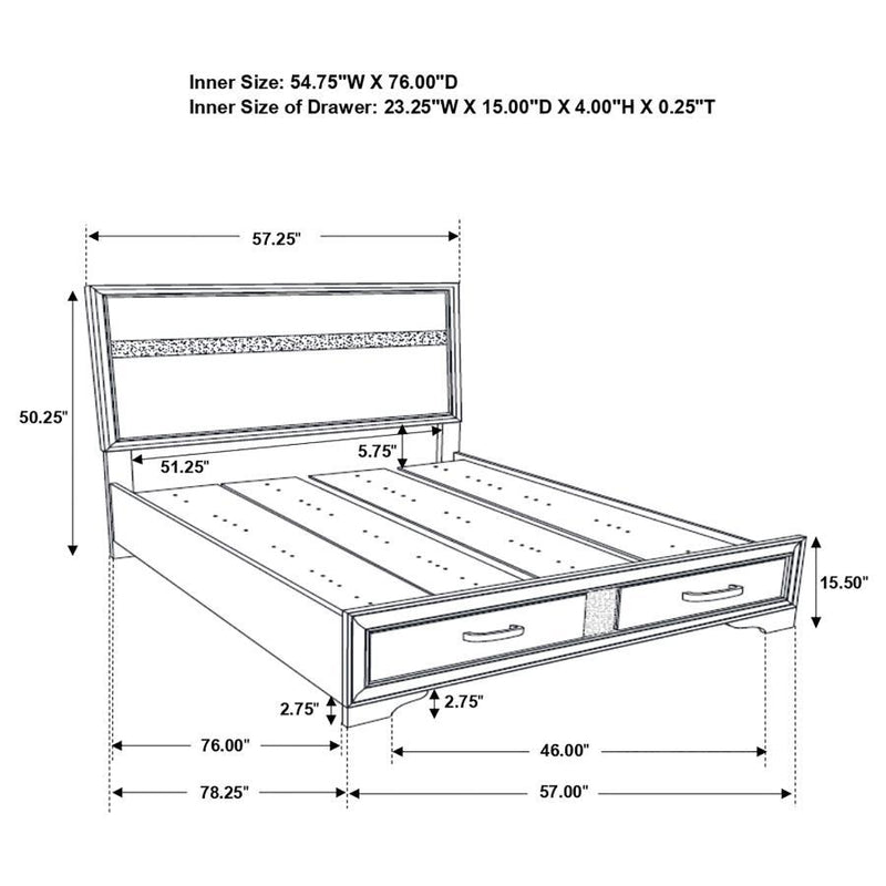 Miranda - Storage Bed