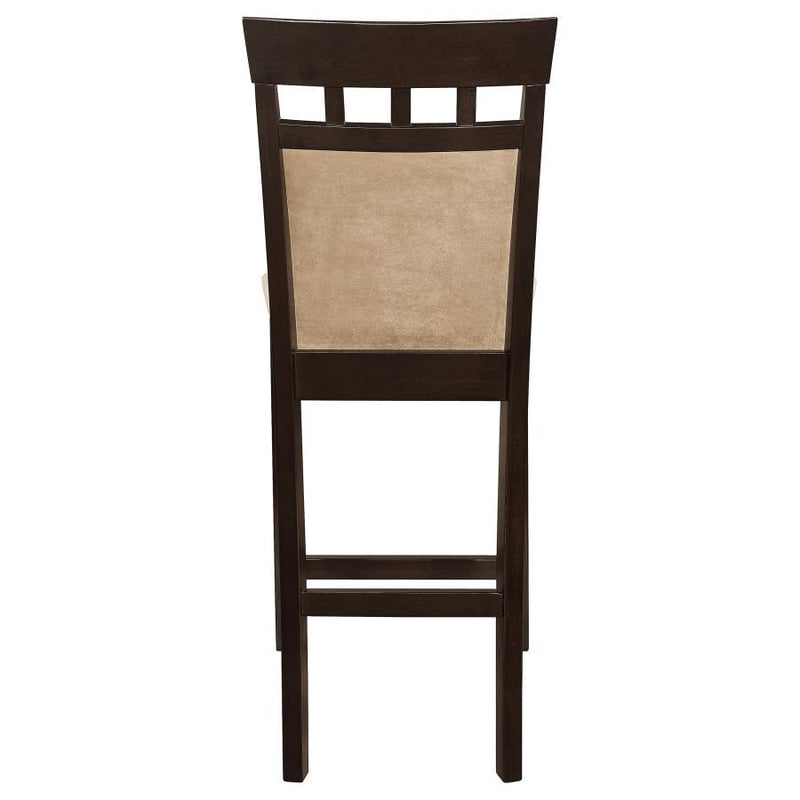 Gabriel - Upholstered Counter Height Stools (Set of 2) - Cappuccino And Beige